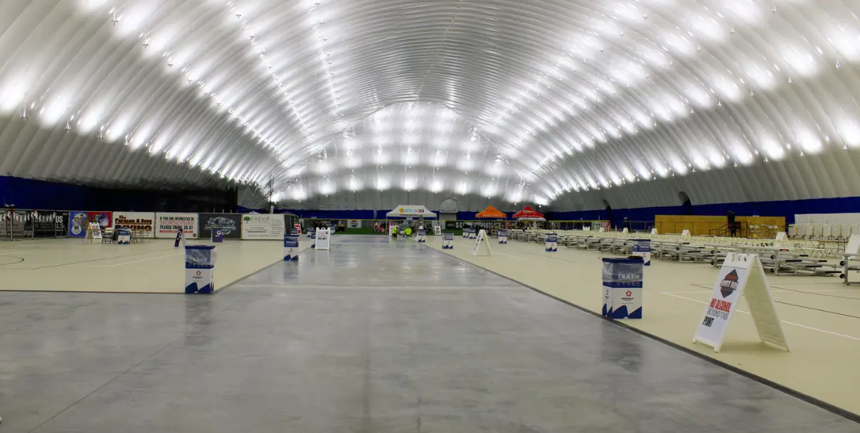 scheels sports park soft opening inside of the world's largest dome